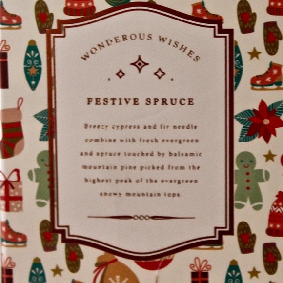 DW HOME CANDLE FESTIVE SPRUCE SCENTED CHRISTMAS NEW - Picture 5 of 5